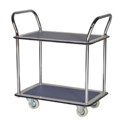 Vista general del carro con 2 plataformas 120kg