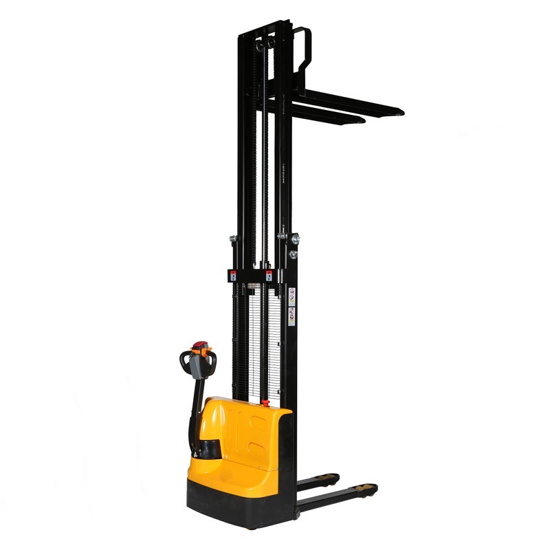 Apilador eléctrico 1000kg Elevación 3000mm horquillas altas