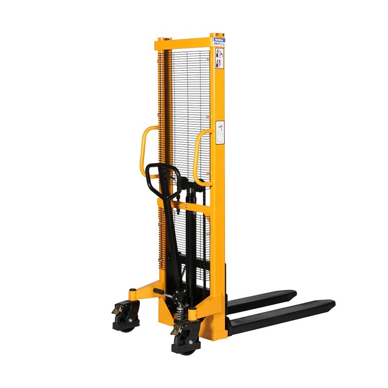 Apilador manual 1000kg Elevación rapida 1600mm (4cm) horquillas bajas