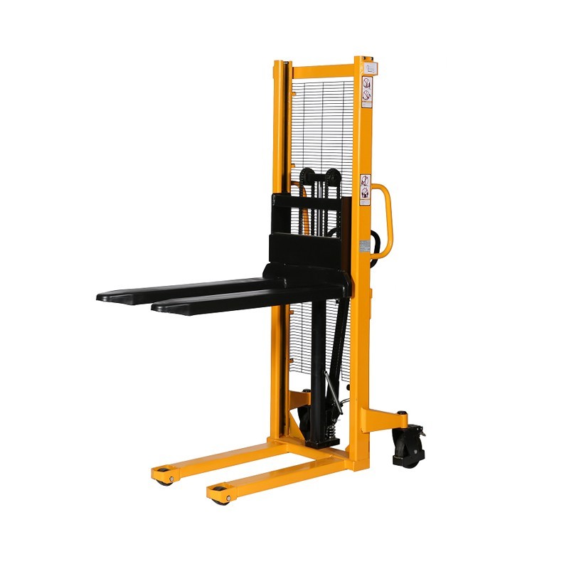 Apilador manual 1000kg Elevación rapida 1600mm (4cm) horquillas medio-altas