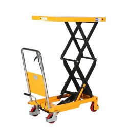 Vista general de la mesa elevadora 350kg  plataforma 910x500mm