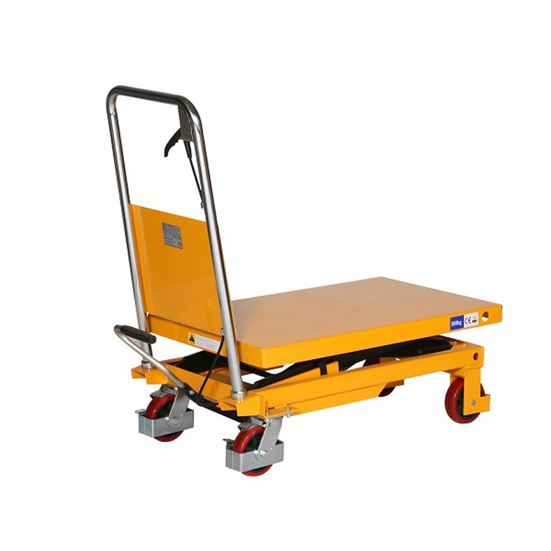 Vista delantera e la mesa elevadora 500kg plataforma baja