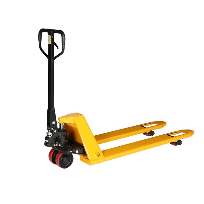 Vista delantera de la transpaleta perfil bajo 55mm