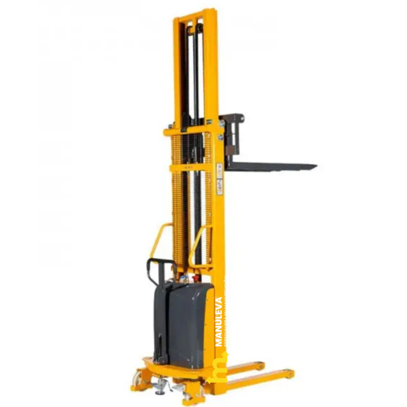 Vista general del apilador semi eléctrico 1500kg 3500mm