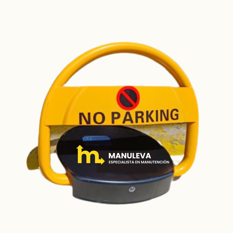 Vista anteriore della barriera di parking automatica elettrica