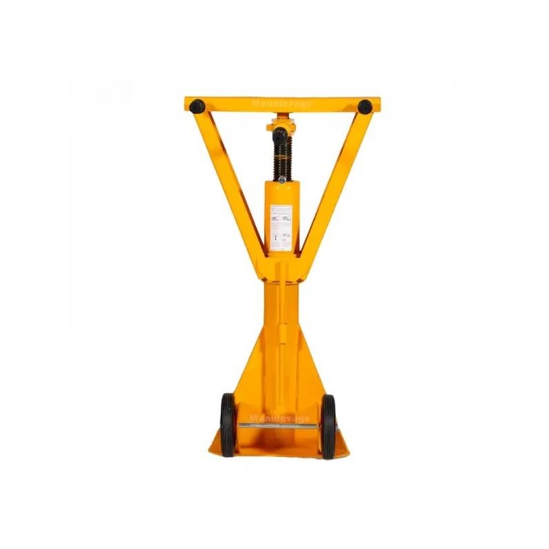 Vista frontal del soporte de seguridad 22,5 toneladas