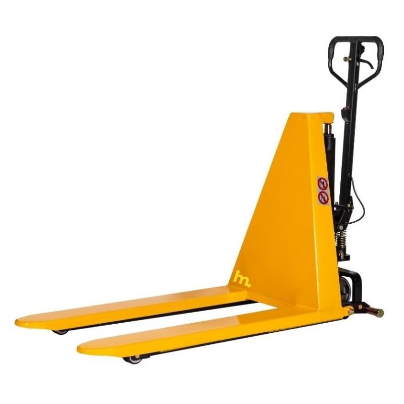 Vista trasera del Transpaleta eléctrica de gran elevación monocilíndrica  680 mm