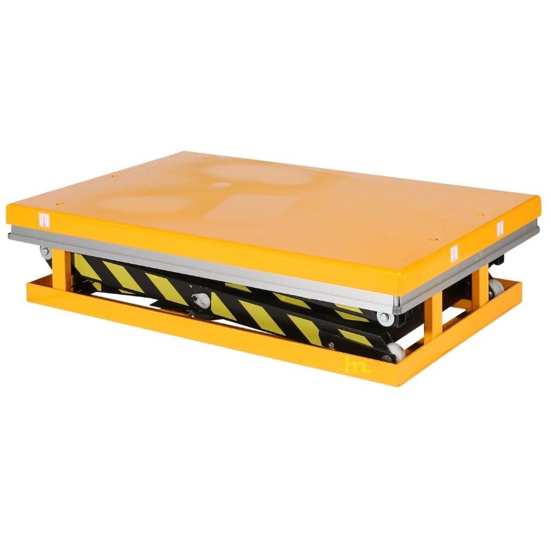 Mesa elevadora eléctrica 2000 kg Plataforma 1300x820 mm rebajada hasta el fondo