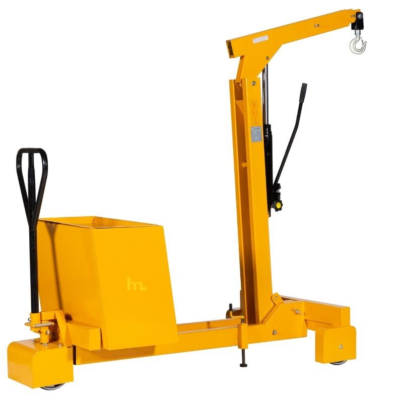 vista de 3/4 del Grúa de taller con gancho voladizo Capacidad 550Kg.