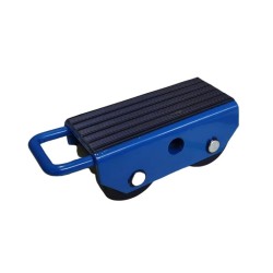 Vista desde 3/4 del patín de carga tipo tortuga 2,5 toneladas