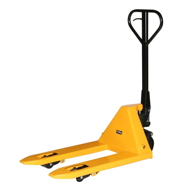 Vista de trasera de la Transpaleta manual 2500 kg - Horquillas 800 mm - Rodillo simple