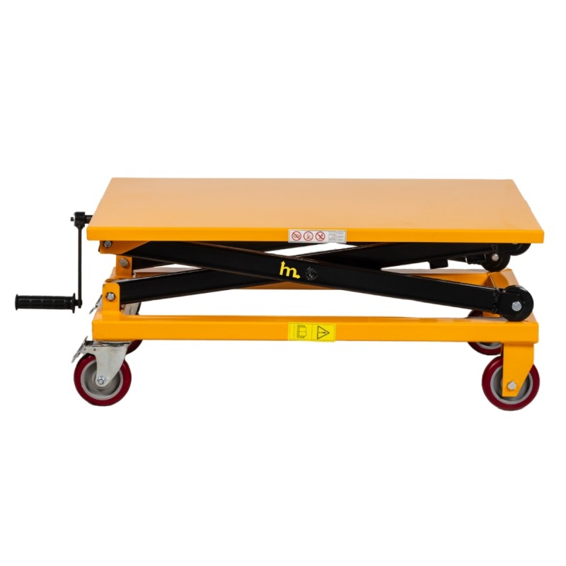 Tavola elevatrice manuale con manovella 300 kg - Manueleva.it