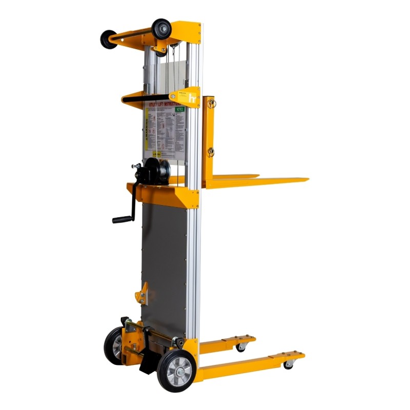 Vista general del Apilador manual con manivela 181 kg Elevación 2500 mm