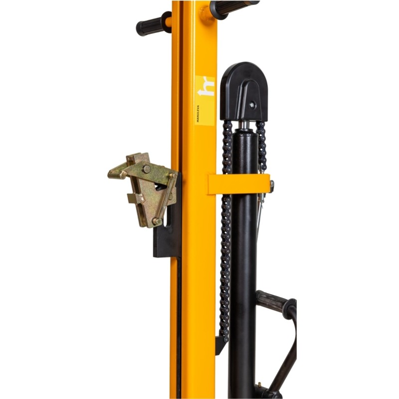 Zoom sobre la pinza del Elevador de barril perfil bajo 300 kg