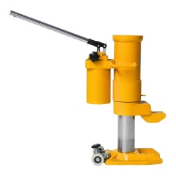 Vista completa del gato hidráulico de 25 toneladas.