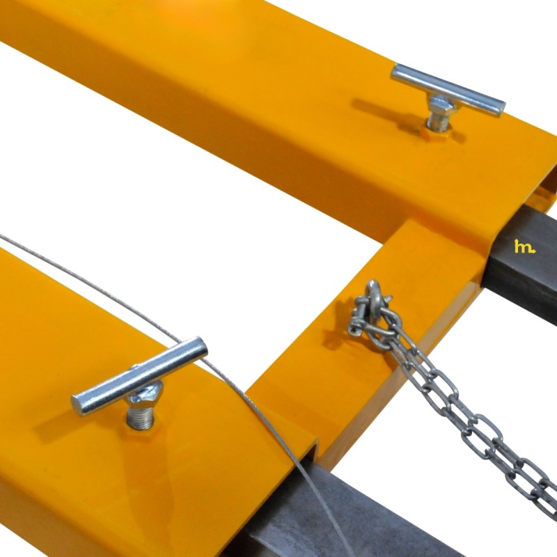 Zoom sui tornillos di seguridad del Manipulador di fusti per carrello elevatore 400kg