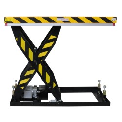 Vista general de la Mesa elevadora 2500 kg / plataforma: 1450x815 mm a máxima altura