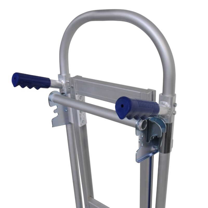Zoom sul arco di empuje del carrello/piattaforma in alluminio 2 posizioni - 200 kg