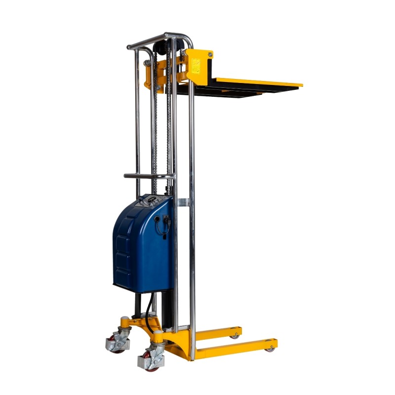 Vista general del apilador semieléctrico Puesto de trabajo 400 kg - Elevación 1700 mm