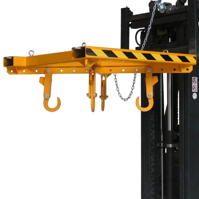 Vista general del balancín para big bag para carretilla elevadora - 2000 kg