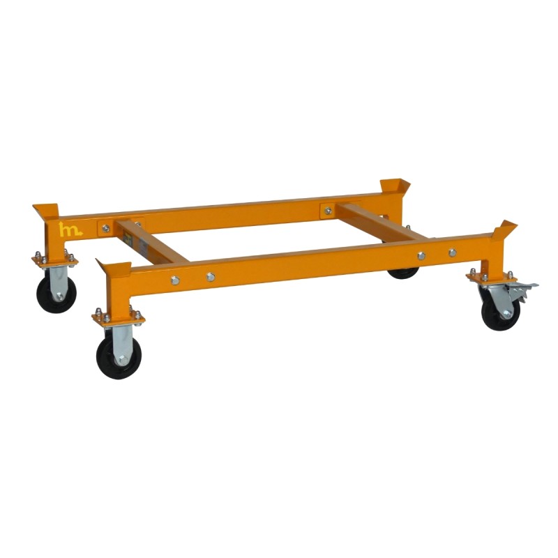 Vista general del bastidor rodante de bidones Capacidad 1000 kg