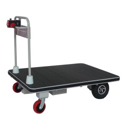 Vista general del carro plataforma motorizado bandeja 1280 x 910 mm - 400 kg