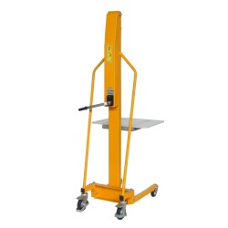 Vista general del apilador Puesto de trabajo con manivela 100 kg - Elevación 1500 mm