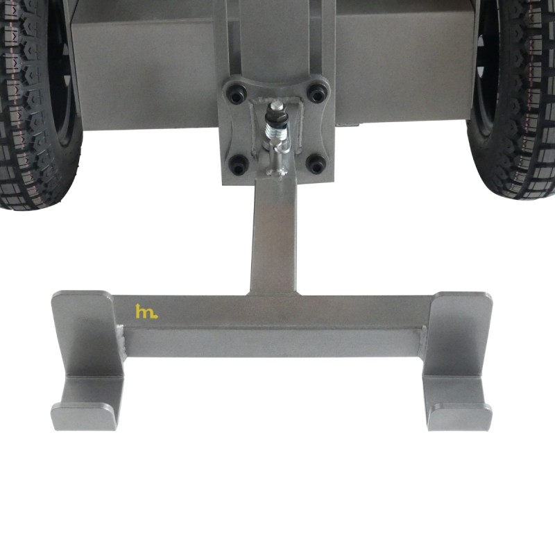 Vista de la barra de traccion del remolcador eléctrico 1000 kg