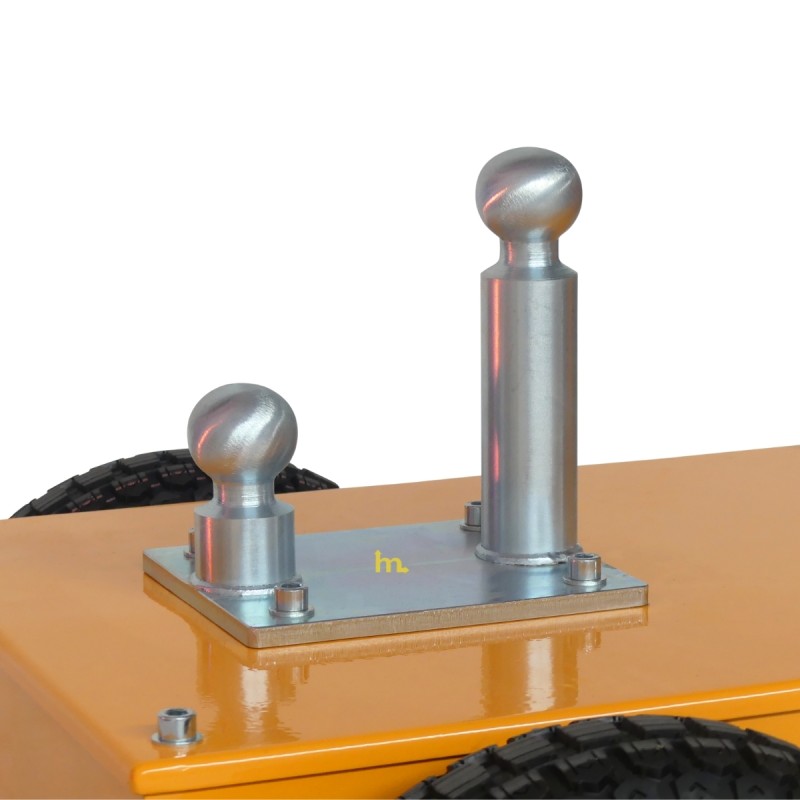 Vista de las bolas del remolcador eléctrico 1500 kg