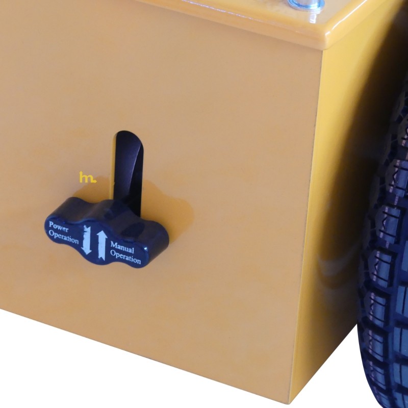 Vista del modo de operacion del remolcador eléctrico 2500 kg