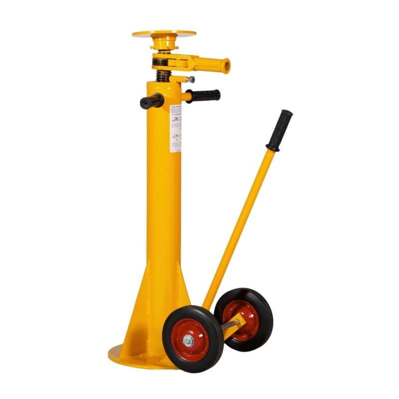 Vista general del soporte de seguridad para remolque de 18 toneladas - Elevación 1192 mm