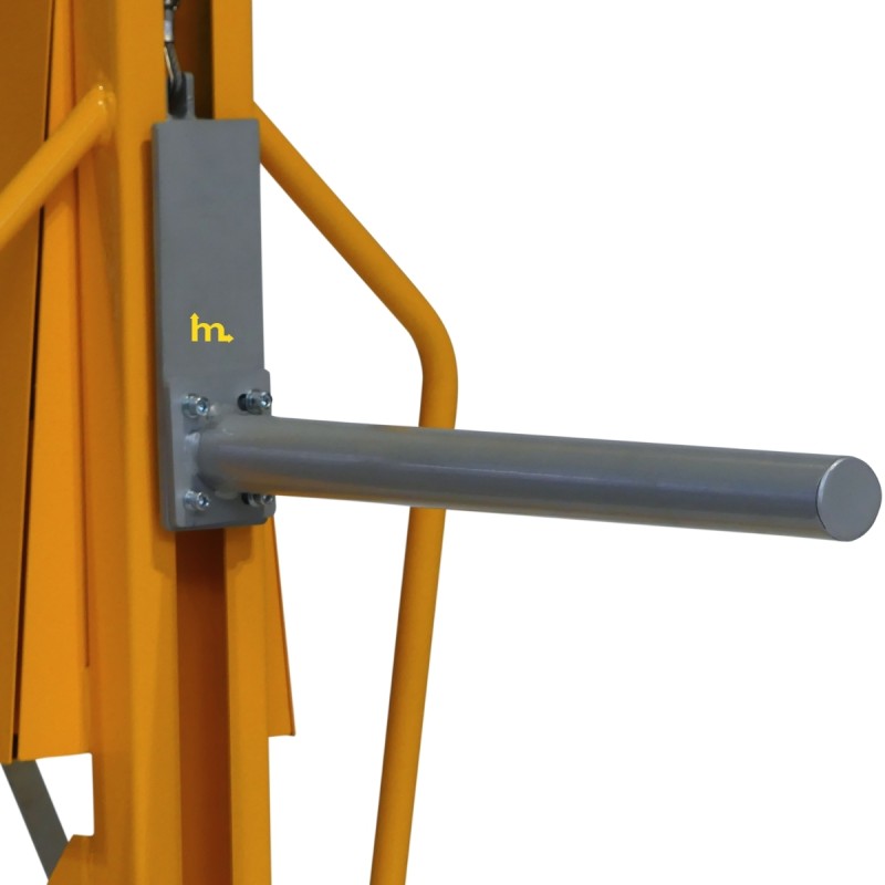 Zoom del manipulador de bobinas para apilador puesto de trabajo