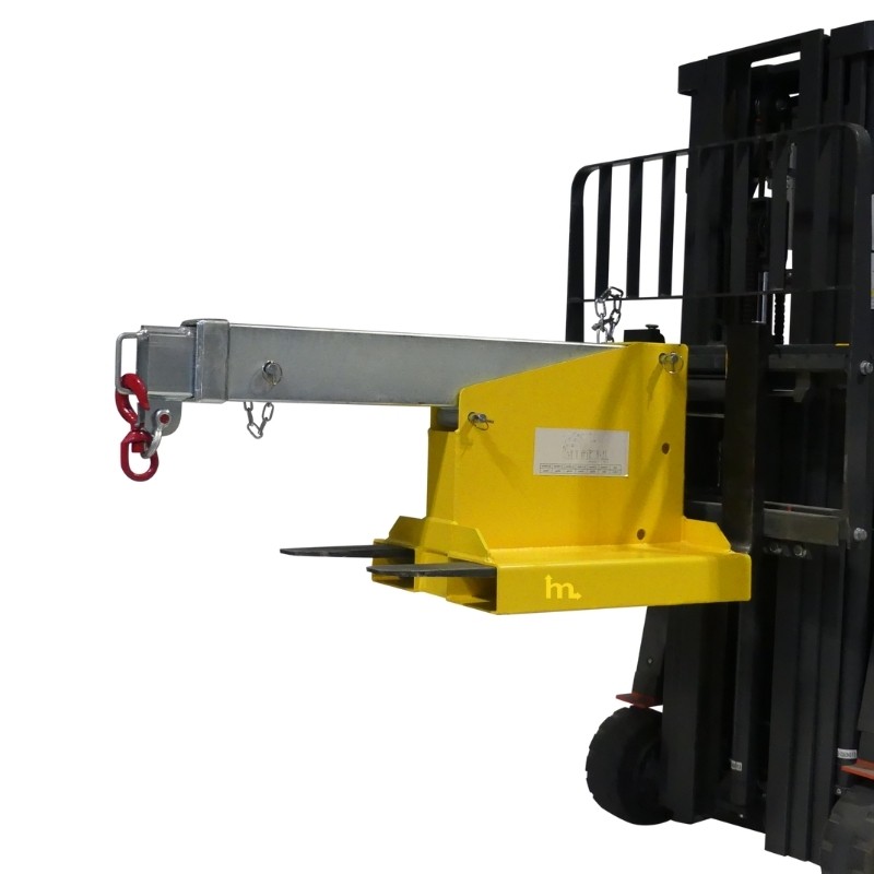 Vista general de la Pluma para carretilla elevadora articulada 2.5 T plegada