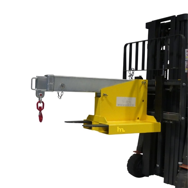 Pluma para carretilla elevadora articulada sin desplegar 1.2 T vista 3/4