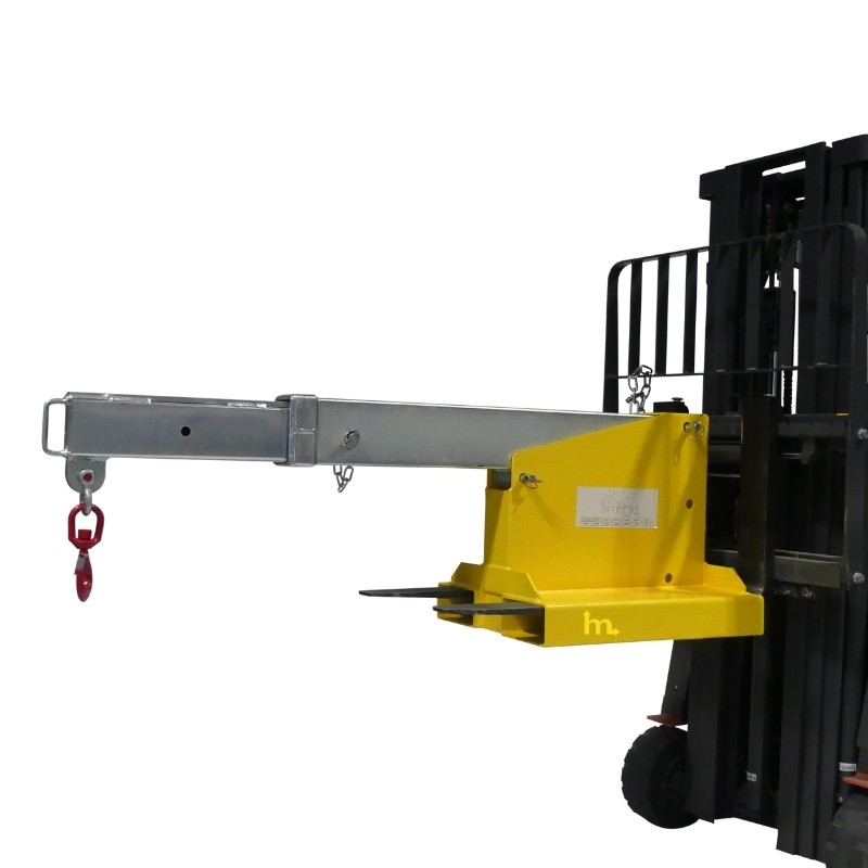 Braccio per carrello elevatore articolata 1.2 T vista di profilo