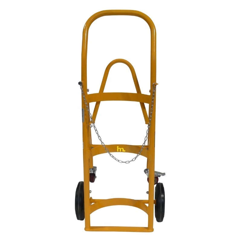 Vista plegado de la carretilla para bidones - 280 kg