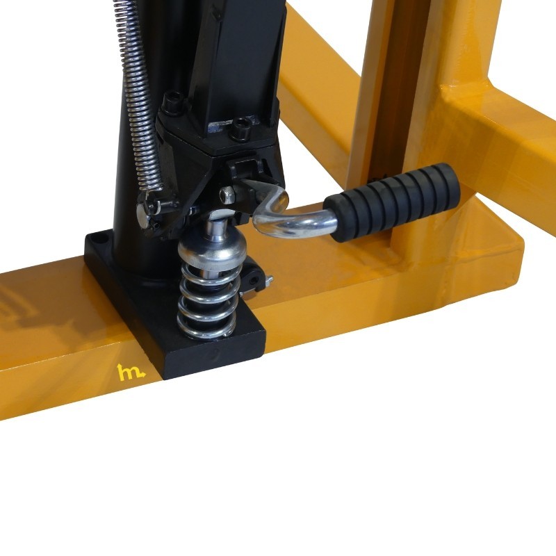 Zoom del apilador manual para bobinas 1000 kg - Elevación 916 mm